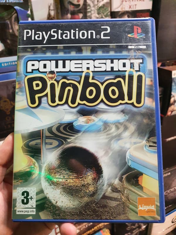 POWERSHOT PINBALL PS2 FIRST EDITION, IN EXCELLENT CONDITION