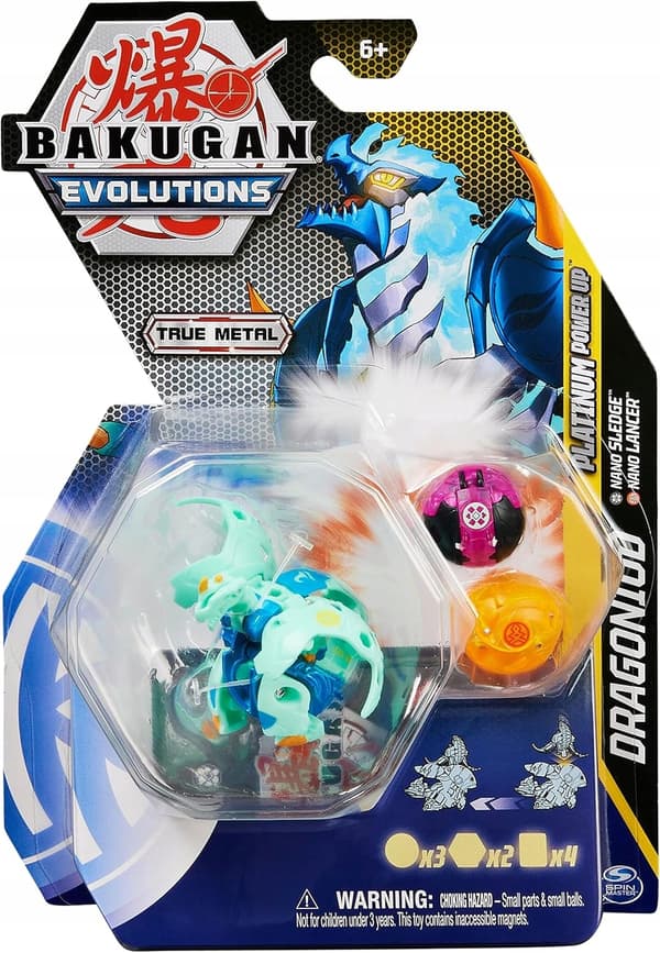 BAKUGAN EVOLUTIONS POWER UP SET – FIGURINE, CARDS, MISCELLANEOUS – SET FOR CHILDREN