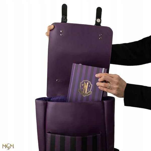 Nevermore purple rucksack, Wednesday