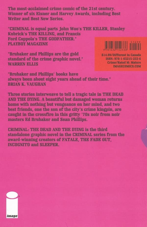 Criminal Volume 3: The Dead and the Dying