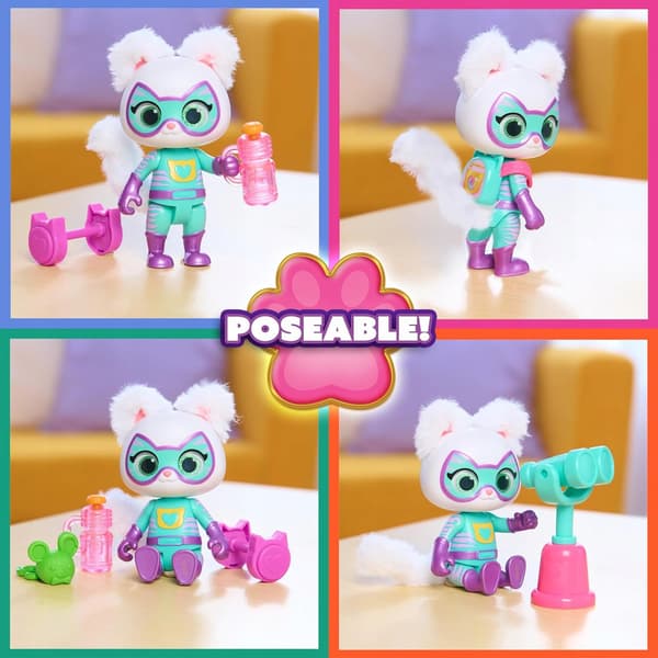JUST PLAY Super Cats: Kizia Ready for Action – 7-piece set