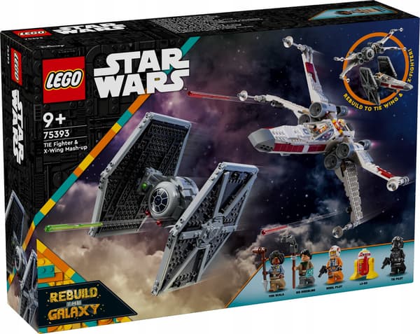 LEGO Star Wars 75393 TIE Fighter and X-wing – Combo Set
