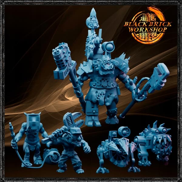 The Orc Engineers Gang |RatMan Forge| – Proxy, GURPS, DnD