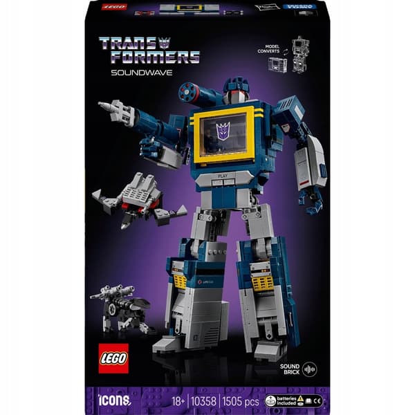 LEGO Icons 10358 Transformers: Soundwave
