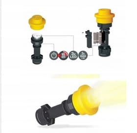 LEGO CLASSIC FL4 RED LED HAND-HELD TORCH