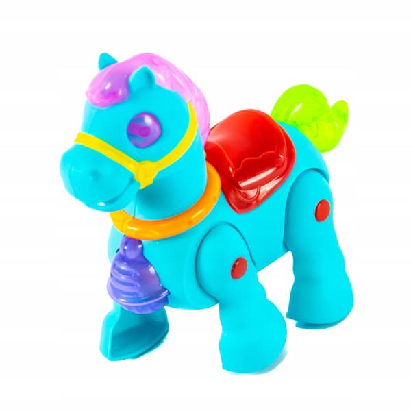 2x BATTERY-POWERED HORSE, 1365G EACH
