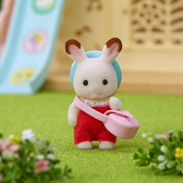 THE RABBIT BABY WITH CHOCOLATE EARS