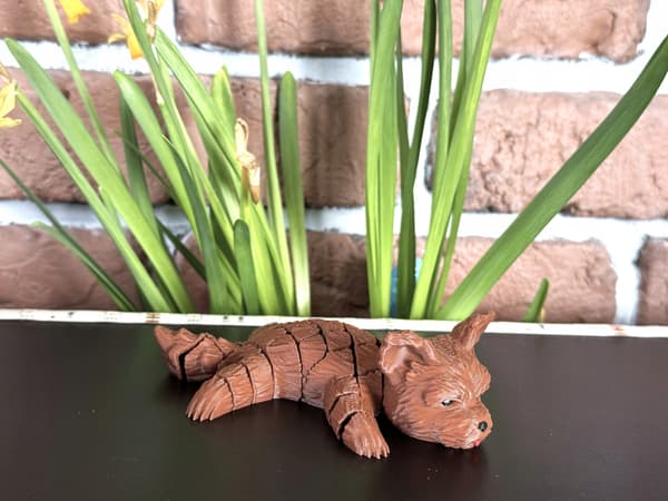 Yorkie 3D dog – segmented, movable figurine, charming ornament