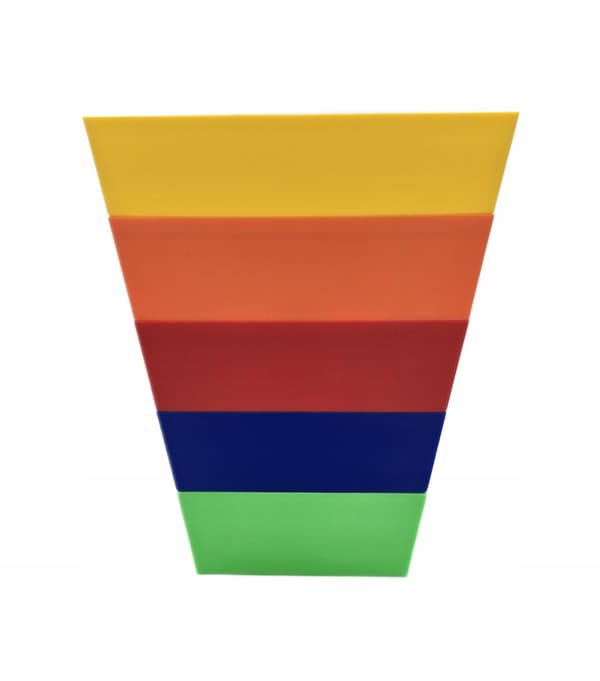 Colourful Building Block Sorter – a stackable container for sorting building blocks
