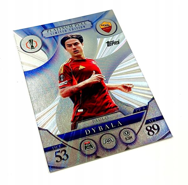 MATCH ATTAX EXTRA 2025/26 CARD. NO. PP 8 PAULO DYBALA / PLATINUM PULL