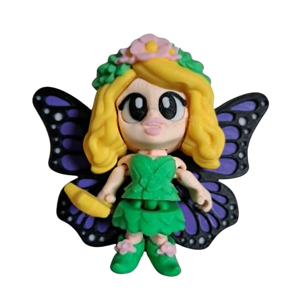 Forest Fairy 3D-printed figurine set