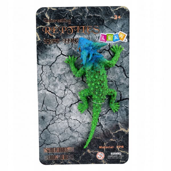 RUBBER LIZARD FIGURINE