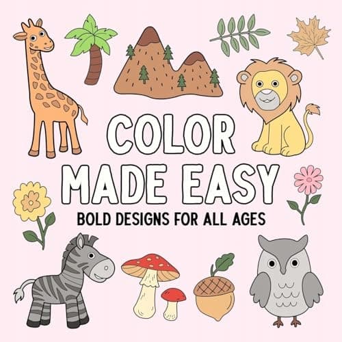 Hue Coloring: Colouring Made Easy – Bold Designs for All Ages