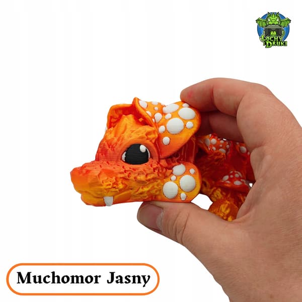 Toadstool Dragon – Articulated 3D Figure – Dungeons & Dragons – Light Edition