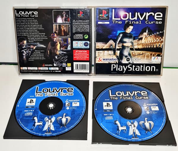 The game LOUVRE - THE FINAL CURSE for PSX