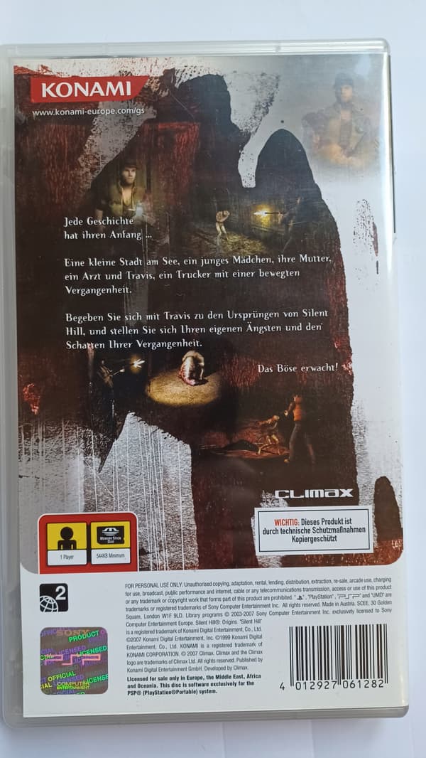 Silent Hill Origins, PSP