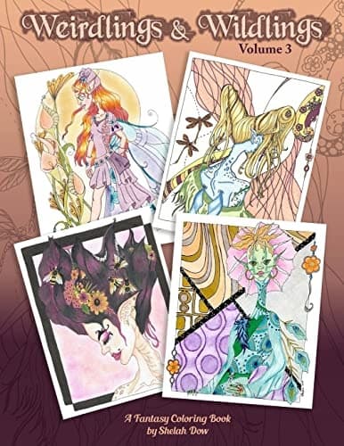 Weirdlings and Wildlings – Volume 3: A Fantasy Colouring Book