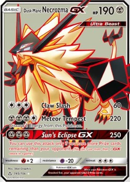 Pokemon Dusk Mane Necrozma GX