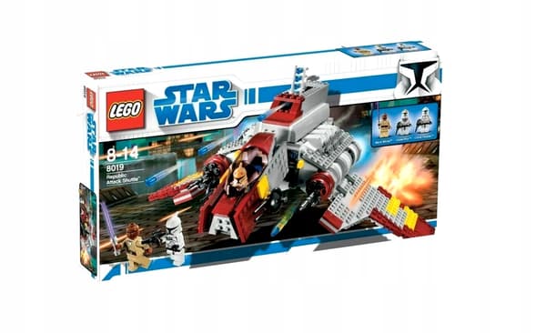 Lego 8019 Star Wars Republic Attack Shuttle set