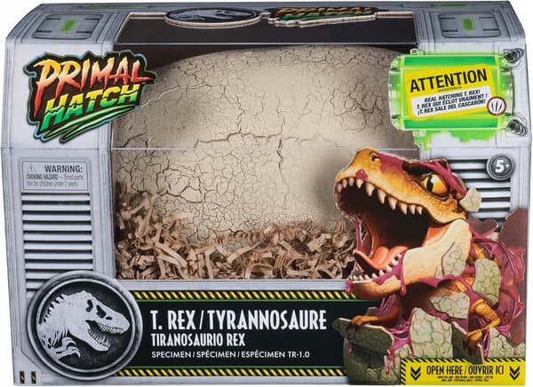 INTERACTIVE DINOSAUR FIGURINE: HATCHED EGG WITH SOUNDS AND PARTS