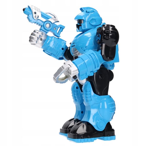 THUNDERBOLT battery-powered robot, walks, with light and sound effects – BLUE 5327