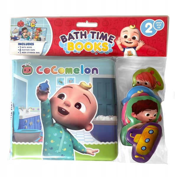 Phidal Publishing Inc. Cocomelon Bath Time Books – Activity Books for children,