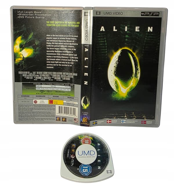 Alien PSP Video, GENTLY USED DISC -5