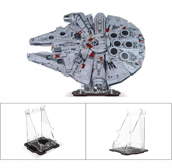 LEGO Millennium Falcon 75192 transparent display stand