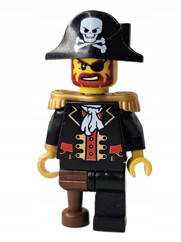 LEGO Pirates pi116 Captain Brickbeard Captain Blackbeard DEFECT /