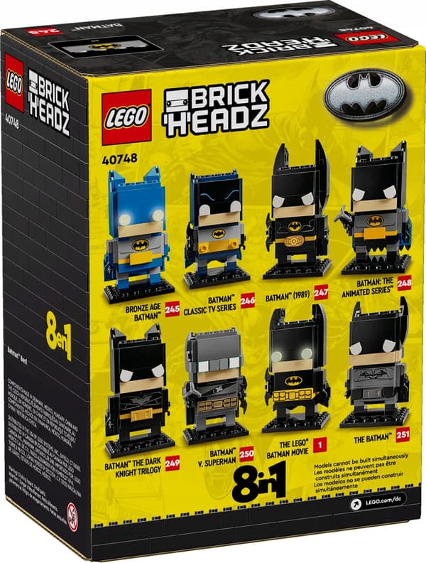 LEGO BrickHeadz 40748 – Batman 8-in-1