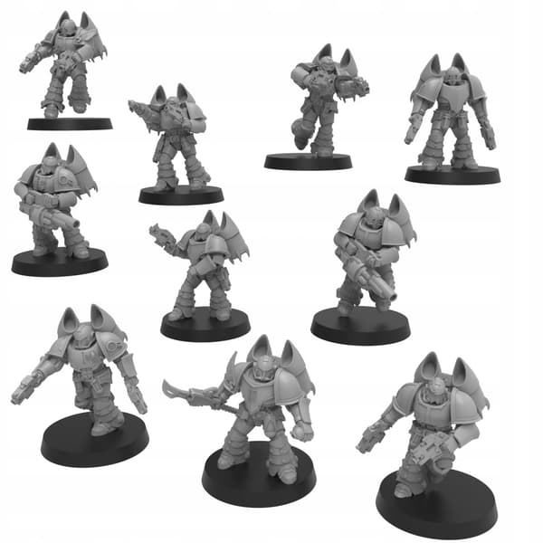 Genewarrior Demolishers x5 ThatEvilOne 32 mm