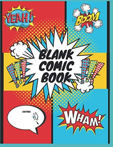Blank Comic Book: Blank comic book – draw your own comics | Create Your Own