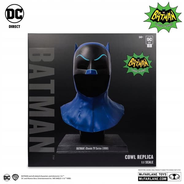 Batman 1966 DC Direct Replica 1:1 Batman Cowl 53 cm
