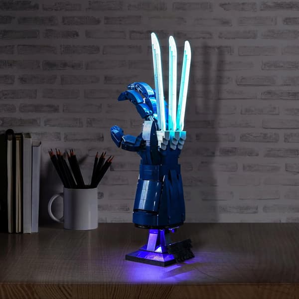 LED light set compatible with 76250 Wolverine’s Adamantium Claws