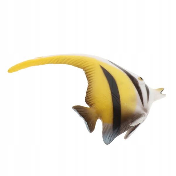 Simulation Animals Model Figure Educational Toys Angel Fish, White