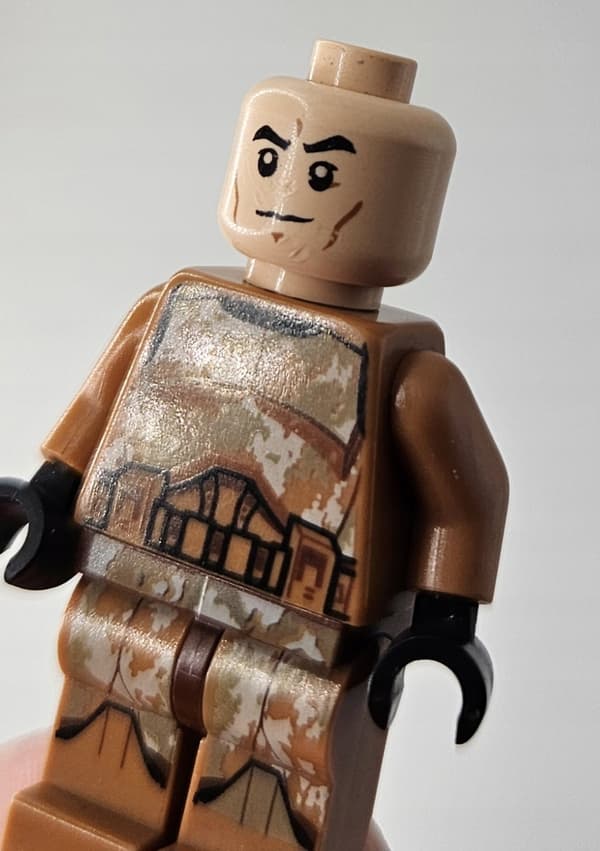 Lego Star Wars minifigure sw0606 Clone Trooper (Phase 2) DEFECT /