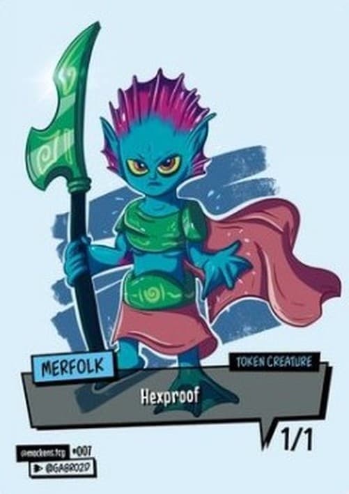 Magic: The Gathering Merfolk Token