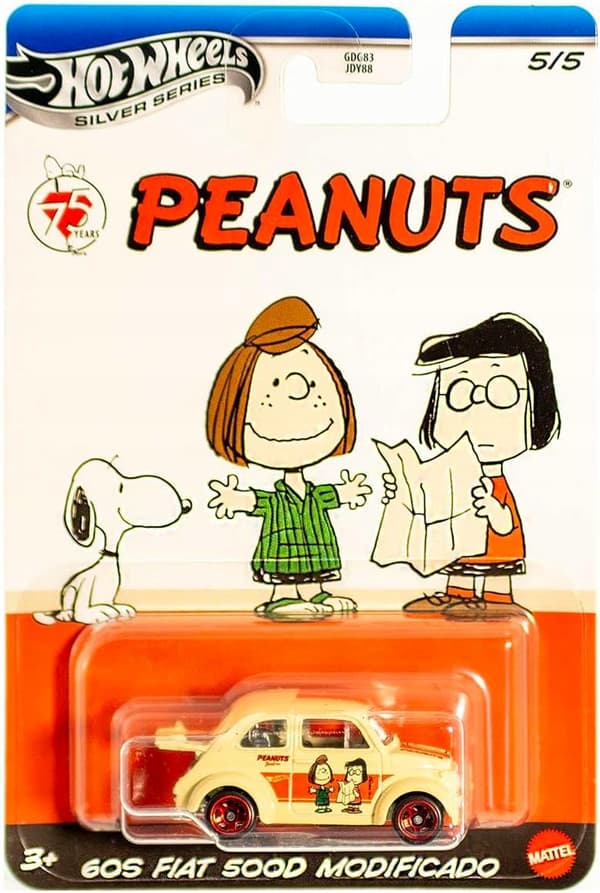 HOT WHEELS PEANUTS 60s FIAT 500D MODIFIED