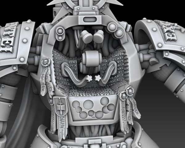 Additional Silver Wardens Demon Slayer components – proxy miniatures for board games/D&D/GURPS