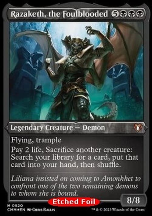 Magic: The Gathering Razaketh, the Foulblooded