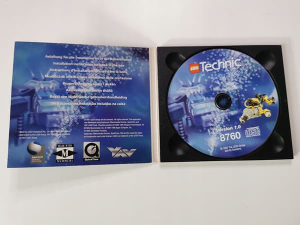 Lego Technic 8760 PC CD-ROM 1997