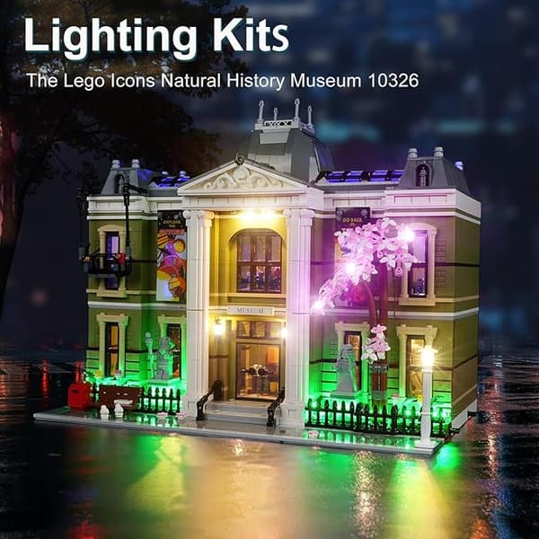 Cooldac LED lighting set, compatible with the Lego 10326 Museum set