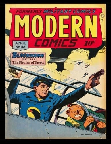 Modern Comics #48: Golden Age War Adventure Comic 1946 – Classic Comic Re