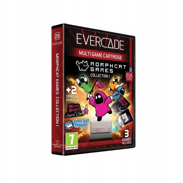 Evercade Retro Game: Morphcat Collection 1 – 3 games