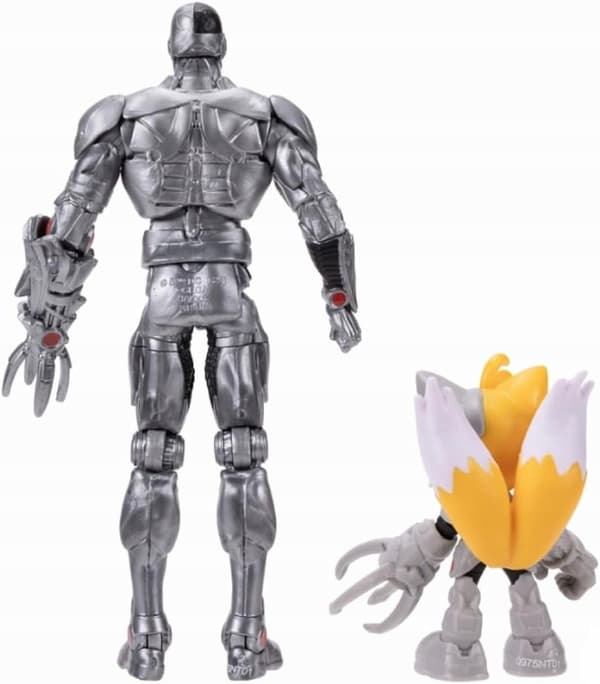 Tails, Cyborg Sonic x DC Action Figure Set by Jakks Pacific