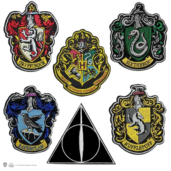 Deluxe Iron-On Patches Set – Harry Potter