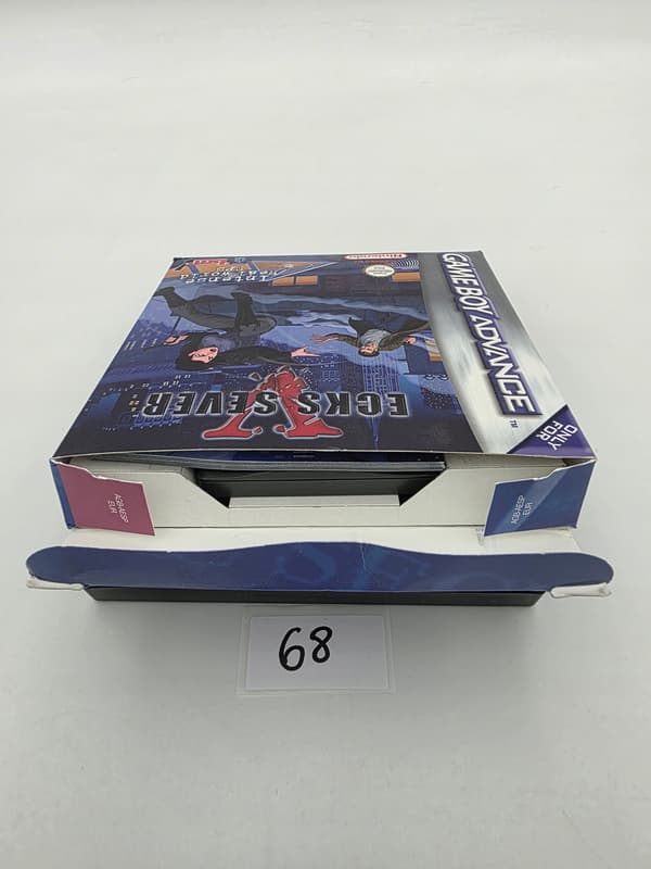 GAME BOY ADVANCE ECKS VS SEVER ORIGINAL CARDBOARD BOX