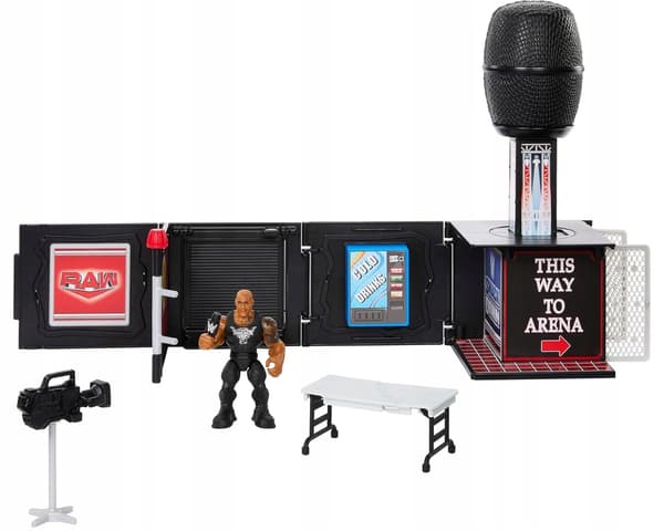 MATTEL WWE Knuckle Crunchers Final Boss Microphone Set