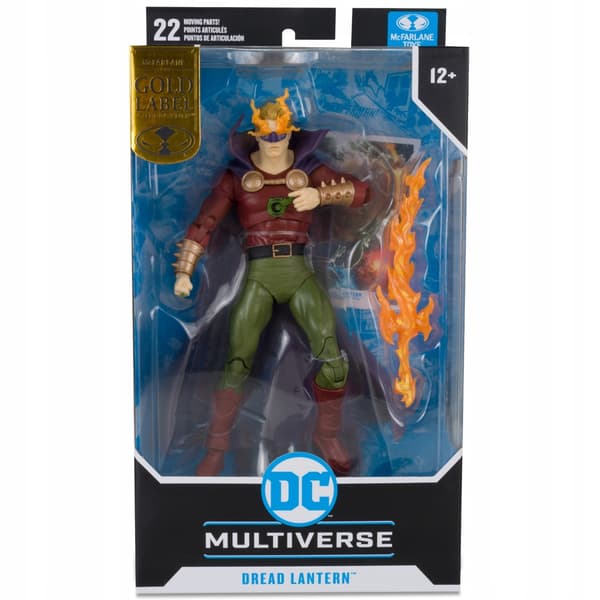 Dread Lantern (Dark Metal; Gold Label) figurine from the DC Multiverse series