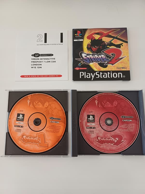 Strider 2 + 1 for Sony PlayStation PS1 (English version)